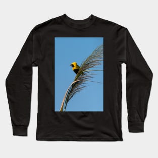 Golden Bishop bird Long Sleeve T-Shirt